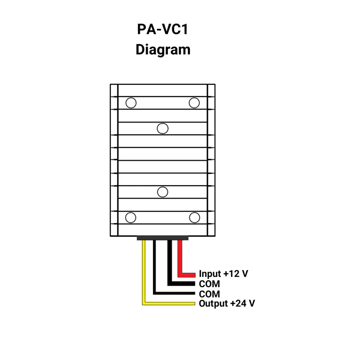 Convertisseur de tension - 12-24 VDC - 40A